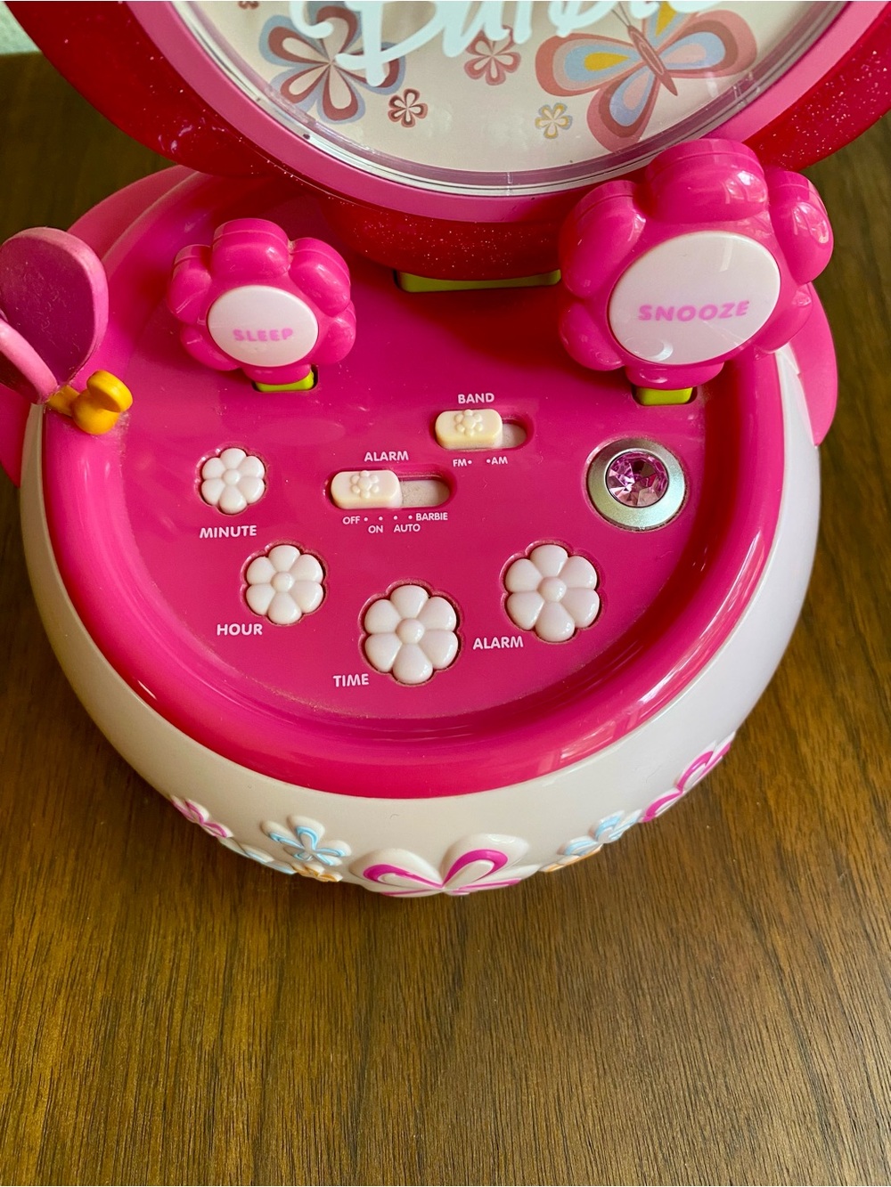 Vintage Barbie Talking Alarm Clock Nightlight - Picture 4 of 13